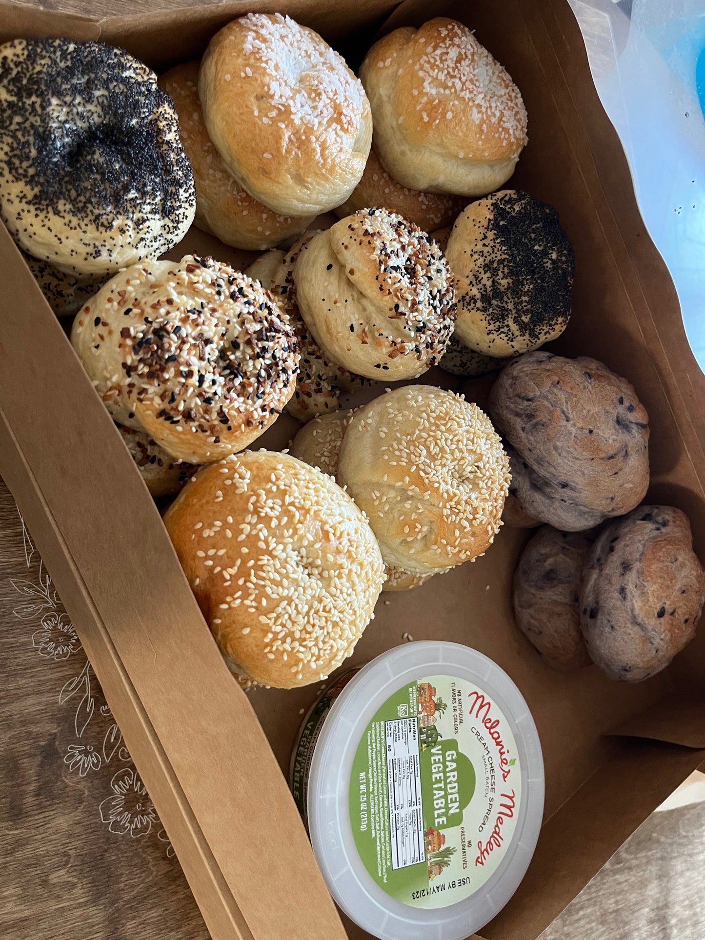 Large Mini Bagel Tray